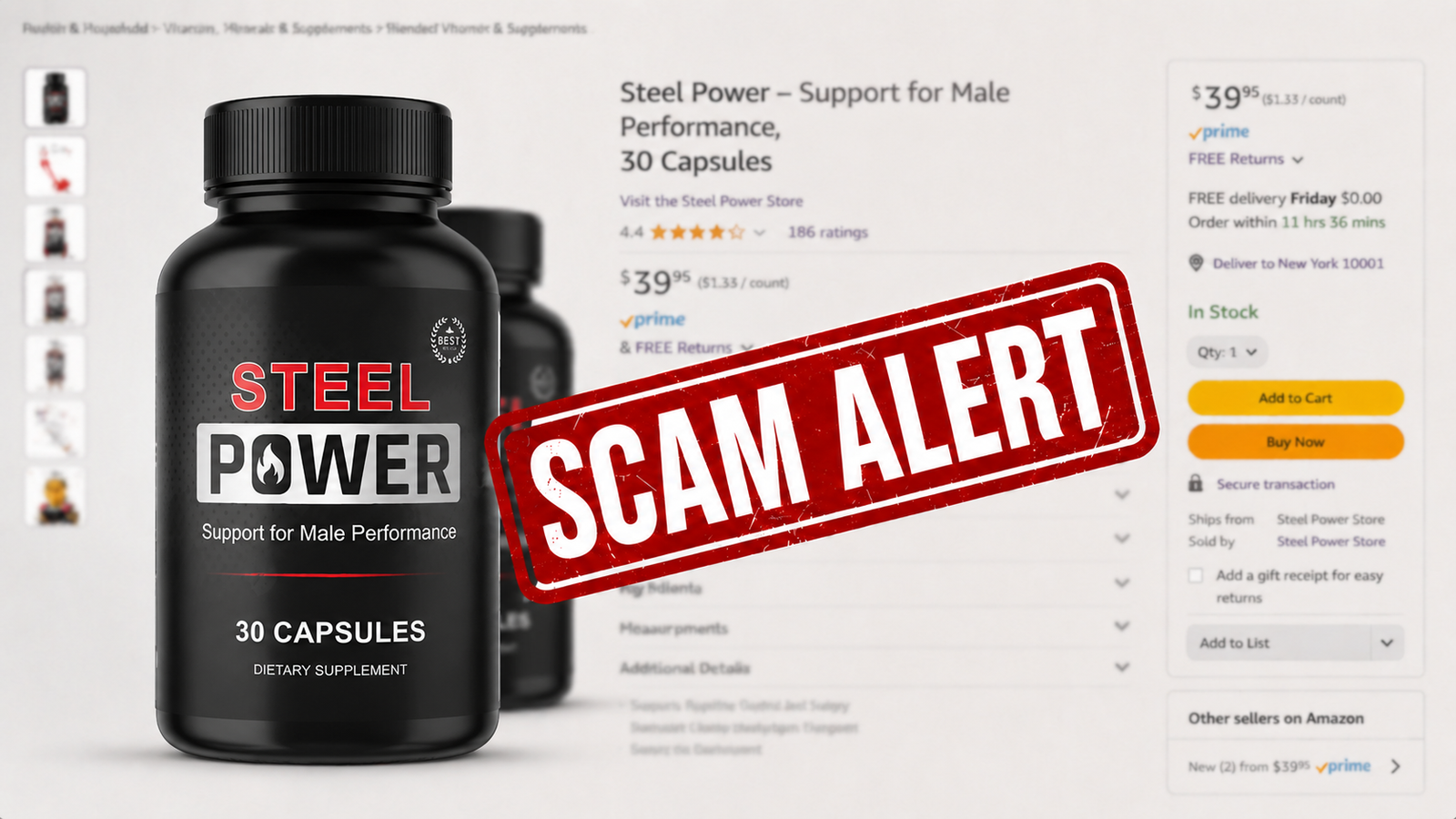 Fake Steel Power scam alert