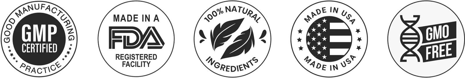 GMP Certified Non-GMO Gluten-Free